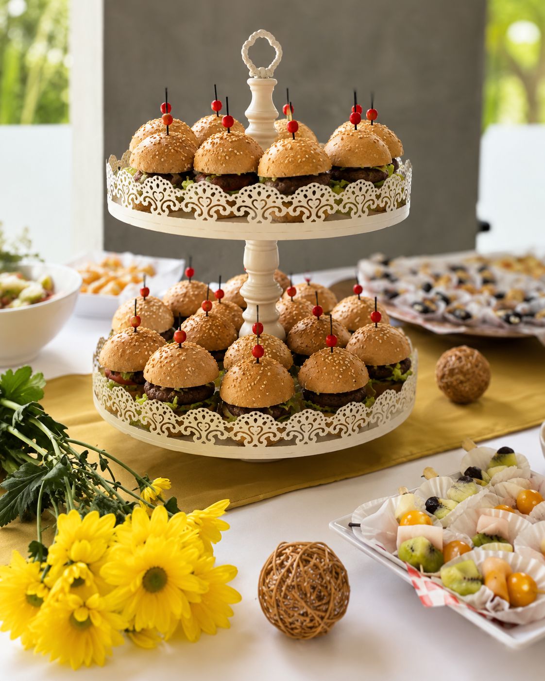 Catering eventos de empresa en Medellín estaciones de café y bocados panadería pasabocas lunch box Chef Bakery (24)